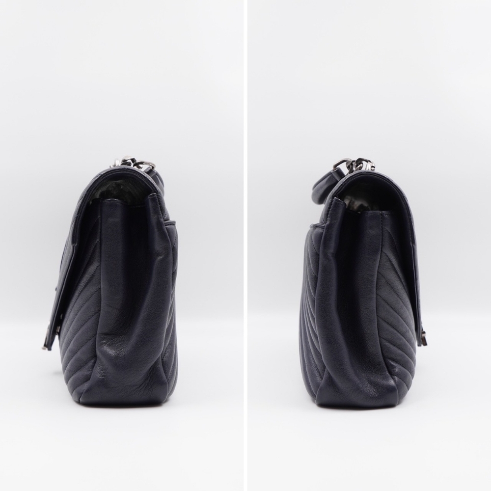 CE28 💟 Saint Laurent Leather College Large - Picture 7 of 16